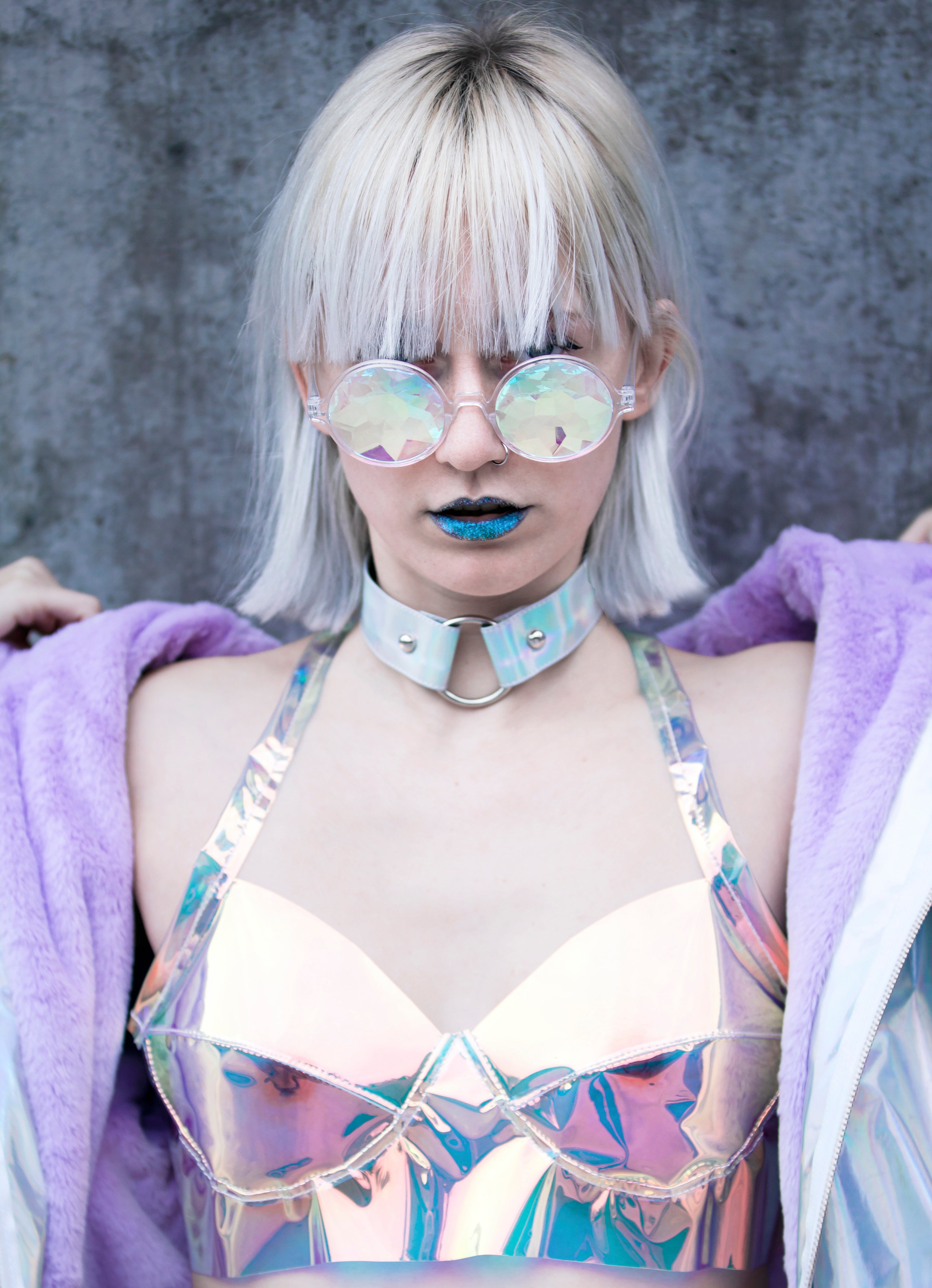 Holographic rainbow  Skirt