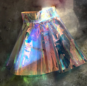 Holographic rainbow  Skirt